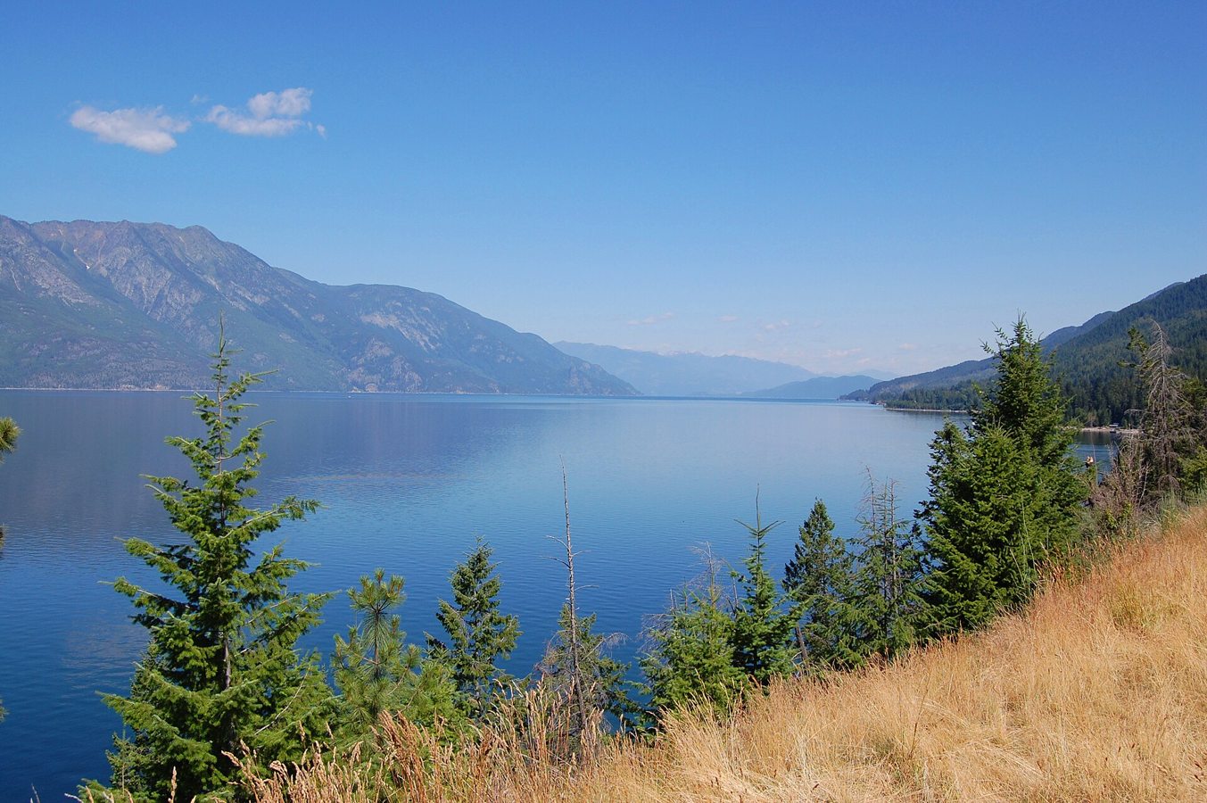 Kootenay Lake south arm from near Sirdar.